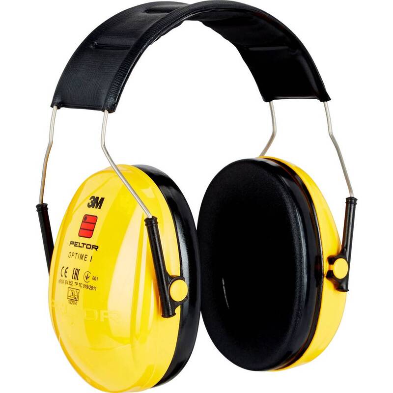 3M Kapselgehörschutz OPTIME I H510A 27 dB Geräuschschutz mit Kopfbügel gelb - 4046719387908