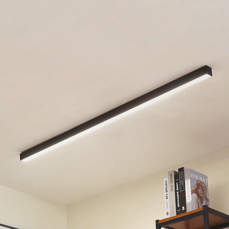 Lucande Deckenleuchte Deckenlampe LED Teniona CCT Funktion schwarz Aluminium - 4251911791723