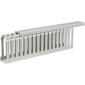 B-Ware Sygonix Verdrahtungskanal Kabelkanal grau Kanal 2000 x 25 x 65 mm 30 STÜCK