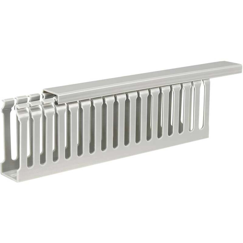 Sygonix Verdrahtungskanal Kabelkanal grau Kanal 2000 x 25 x 65 mm 30 STÜCK - 4064161205557