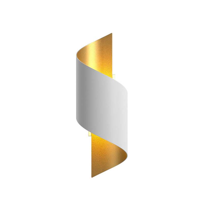Lindby Wandleuchte Desirio LED Wandlampe Metall dimmbar weiß gold 24cm 8cm - 4251096559071