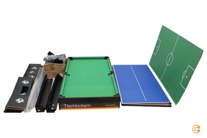 Izzy Multifunktionstisch Spieltisch 4-in-1 Tischfußball Billard SIEHE TEXT/F212 - 4047385499155