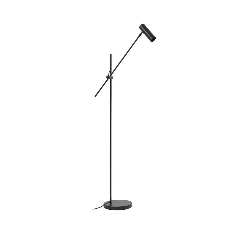 Lindby Vilo Floor Lamp, Black, 153 Cm, GU10, Adjustable - 4255830905988