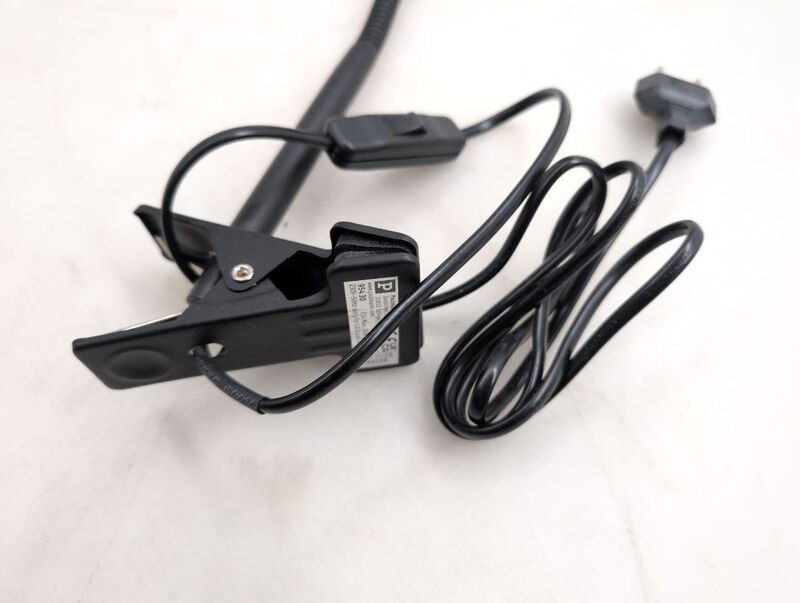 Paulmann Klemmleuchte Vitis LED Tischlampe Lampe schwarz 37cm mit Schalter 11cm - 4000870954300