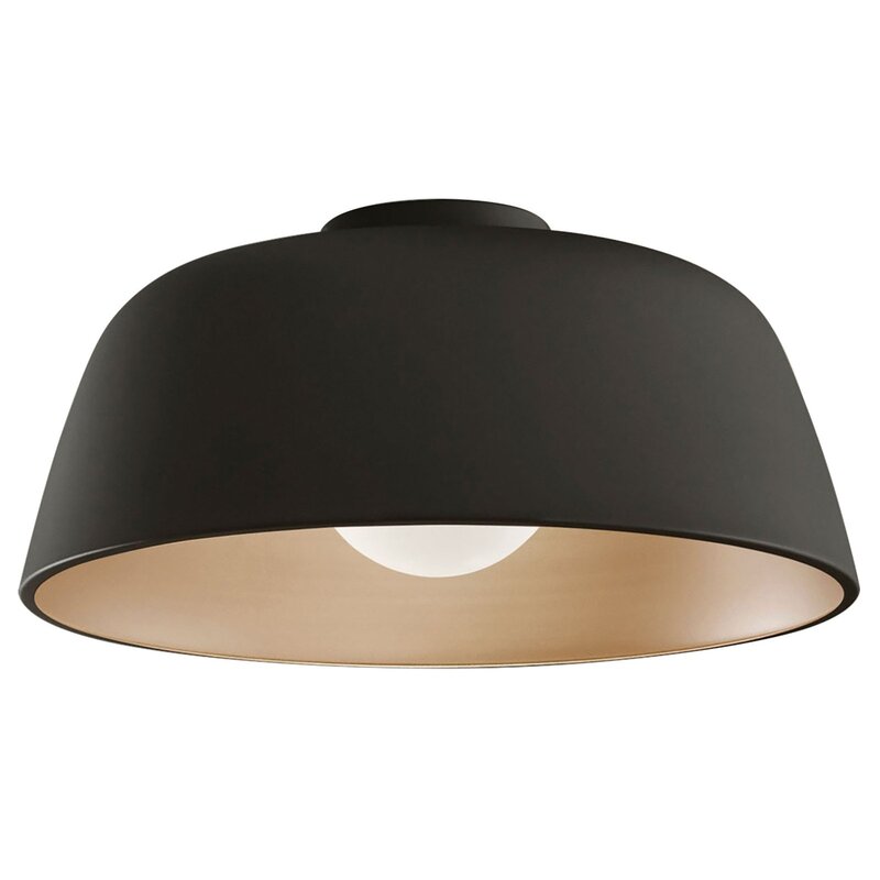 LEDS C4 Deckenleuchte Pendelleuchte Miso Lampe schwarz gold Stahl LED Leuchte - 8435629724198