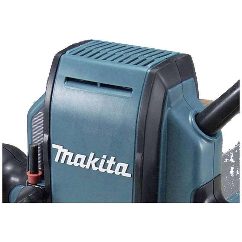 Makita Oberfräse RP0900J 900W Fräse Handfräse mit Parallelanschlag und Zubehör - 0088381641319
