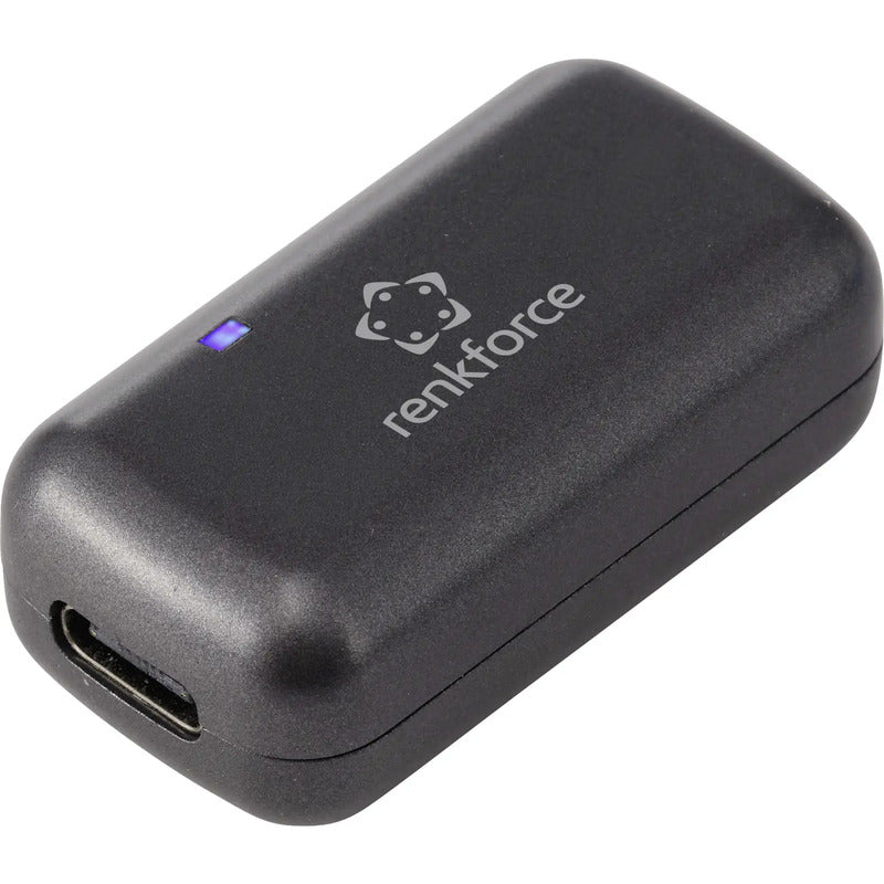 Renkforce GPS Logger RF-GL-001 Mini-Datenlogger schwarz 10h Akku USB 14g kompakt - 4064161502212