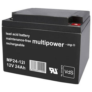 B-Ware Multipower Bleiakku Batterie MP24-12I AGM verschlossen wartungsfrei VDS288