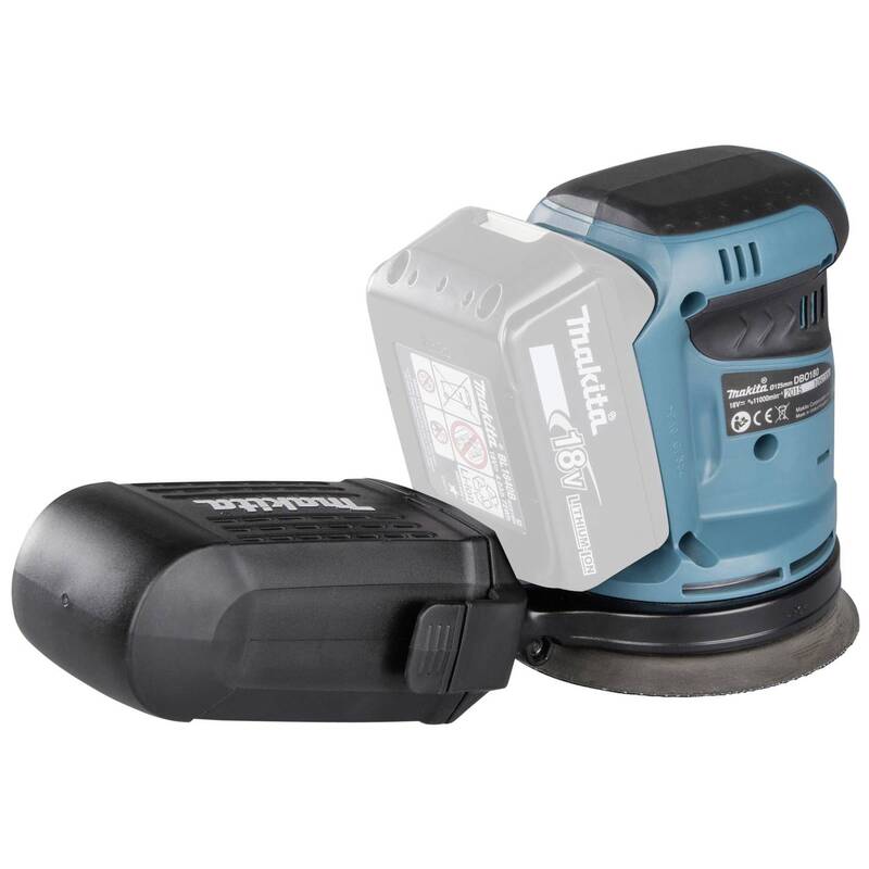 Makita Akku-Exzenterschleifer DBO180Z 18V Ø125mm Schleifmaschine ohne Akku 5kg - 88381658584