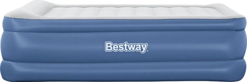 61cm Bestway Air Mattress Queen Inflatable Bed Airbed Blue - 6941607329771