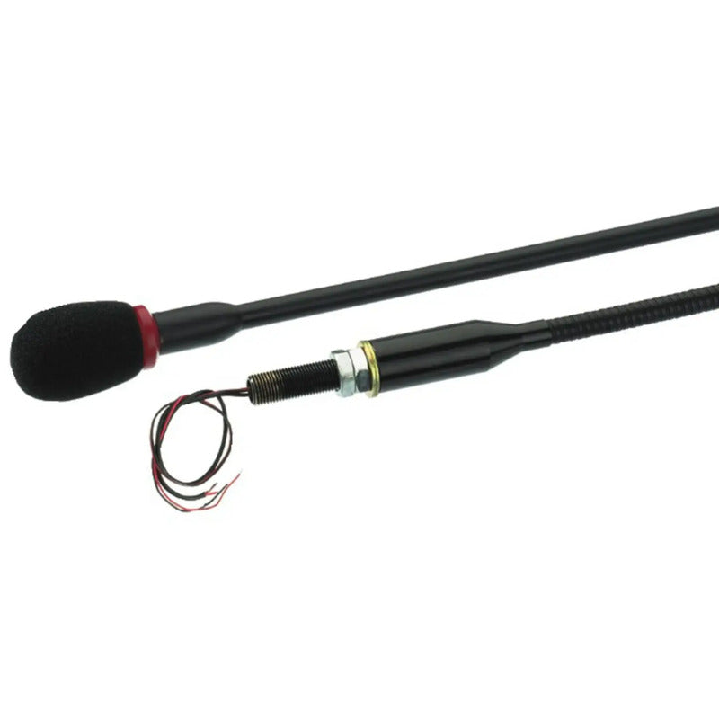 Monacor Sprach-Mikrofon Schwanenhals EMG-610P inkl. Windschutz Niere 1000Ω 450mm - 4007754156645