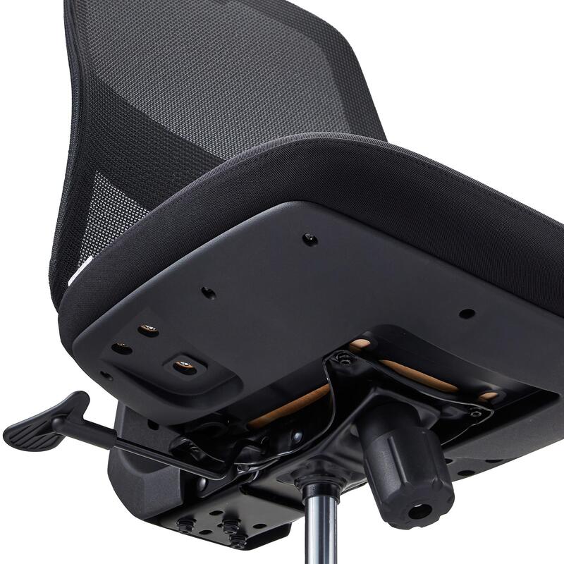 hjh OFFICE Minoro B Bürostuhl Netzstoff Schwarz ergonomisch modern 44 cm Sitz... - 4064323108795