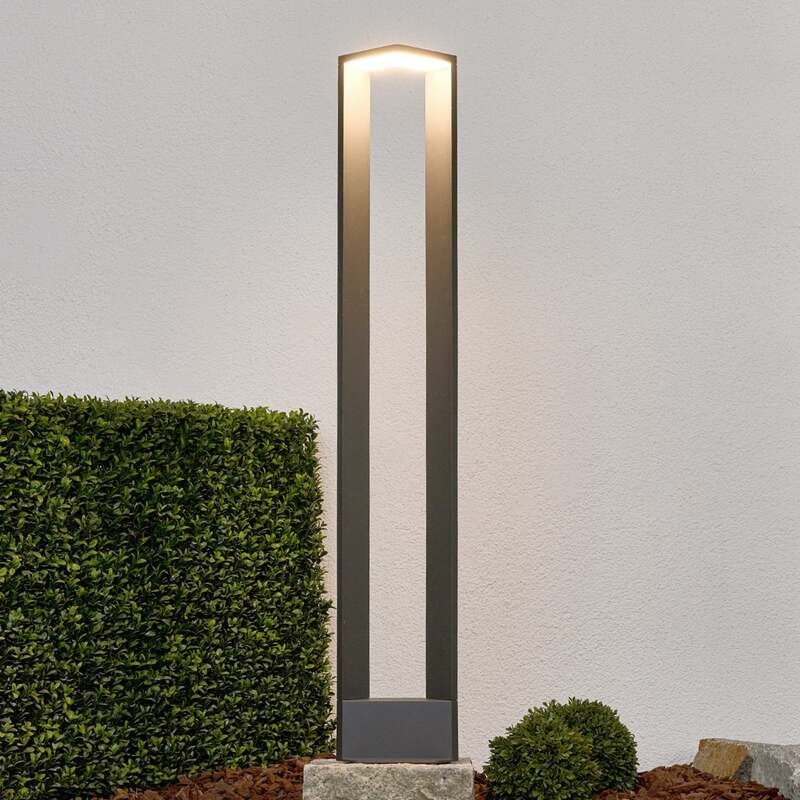 Lucande Wegeleuchte Gartenlampe Jeny LED Pollerleuchte anthrazit 100cm IP54 - 4251096511758