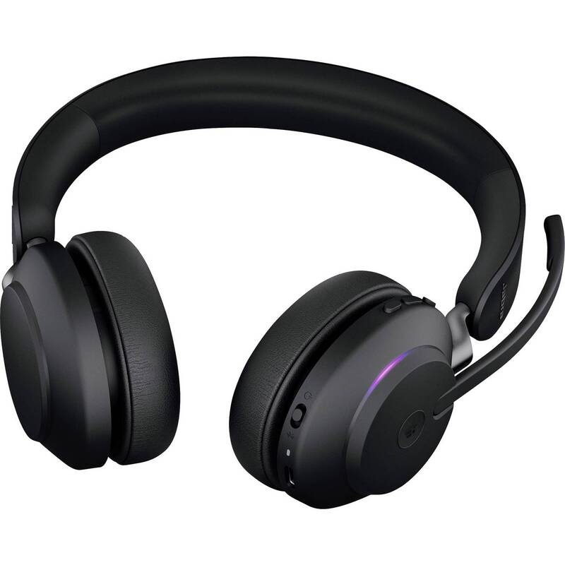 JABRA Evolve2 65 MS USB-A BT Headset kabellos Bluetooth schwarz für Büroarbeit - 5706991022803
