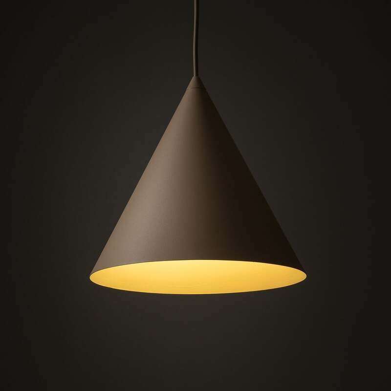 TK-Lighting Hängeleuchte Pendelleuchte Cono Sand Stahl E27 LED SIEHE TEXT/FOTO - 5906135106202