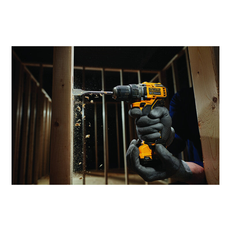 DeWalt Akku-Bohrschrauber DCD701D2-QW 12V 2Ah Schrauber Bohrschrauber schwarz - 5035048709832