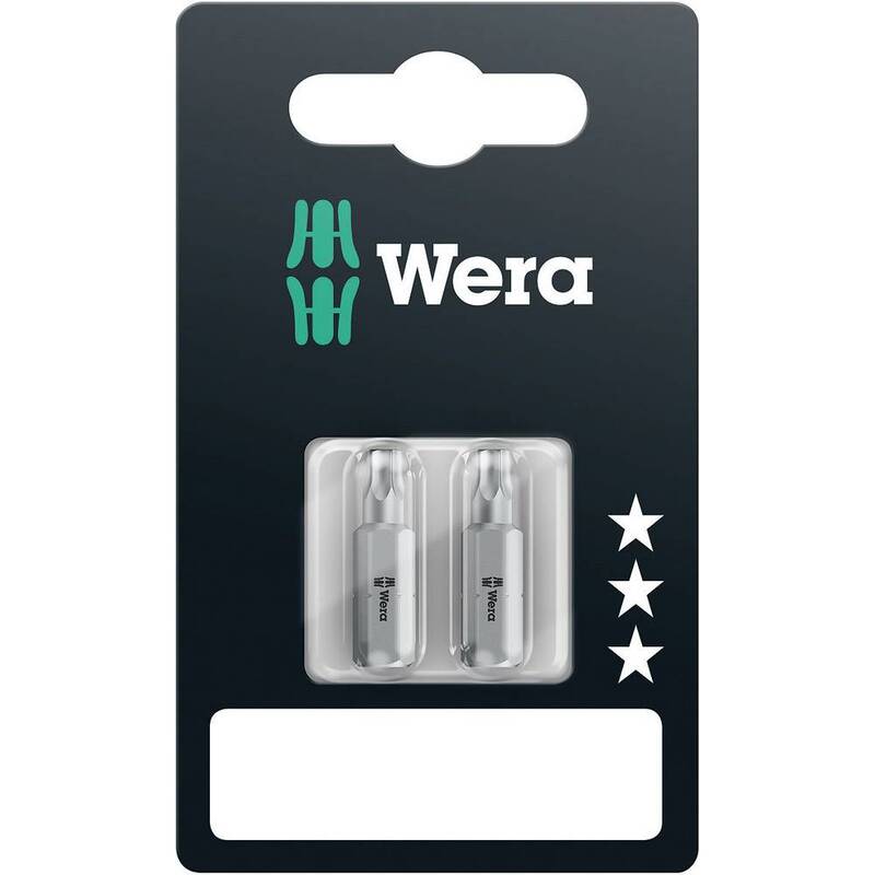 Wera 05073316001 Classic Torx Bits with 1/4in Hexagon Drive TX 30, - 4013288029171