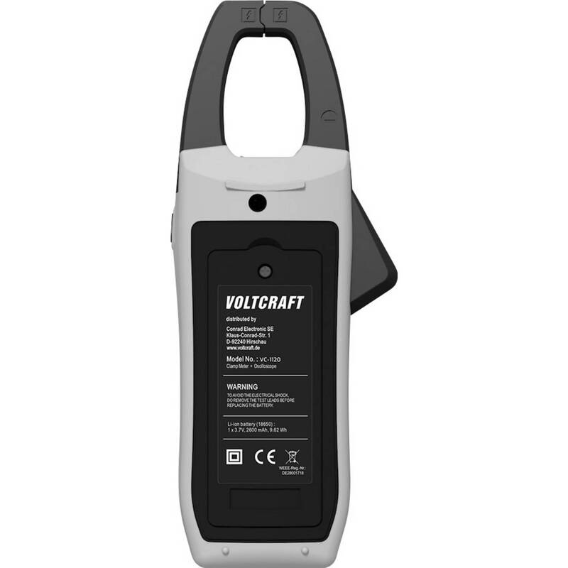 Voltcraft Strommesszange Zangenamperemeter Oszilloskop VC-1120 True RMS Digital - 4064161482408