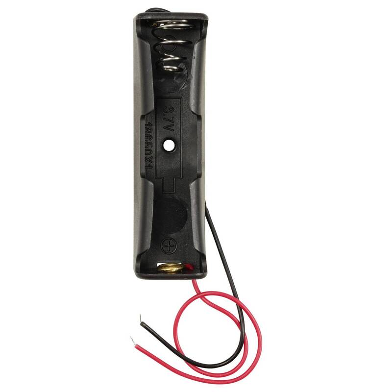 TRU COMPONENTS TC-13220688 Batteriehalter 1x 18650 Kabel 100 STÜCK - 4064161339511