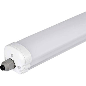 4x B-Ware V-TAC VT-6076 LED-Feuchtraumleuchte LED-Röhre Neutralweiß Weiß 18 W EEK E 4STÜCK