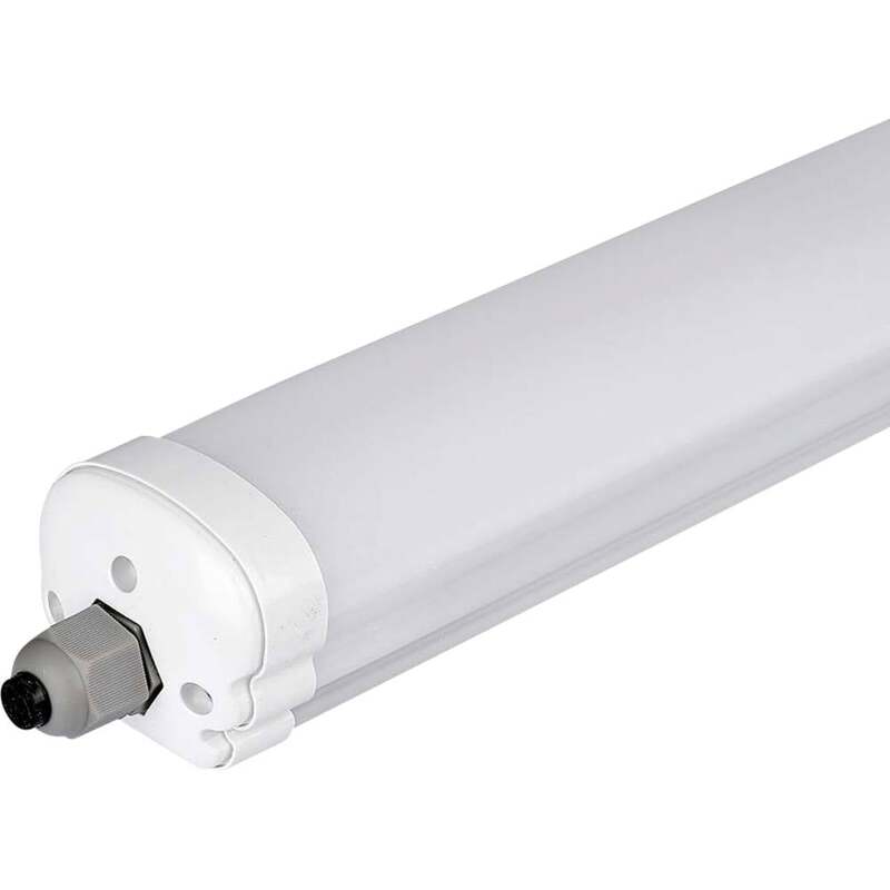 V-TAC VT-6076 LED-Feuchtraumleuchte LED-Röhre Neutralweiß Weiß 18 W EEK E 4STÜCK - 3800170210059