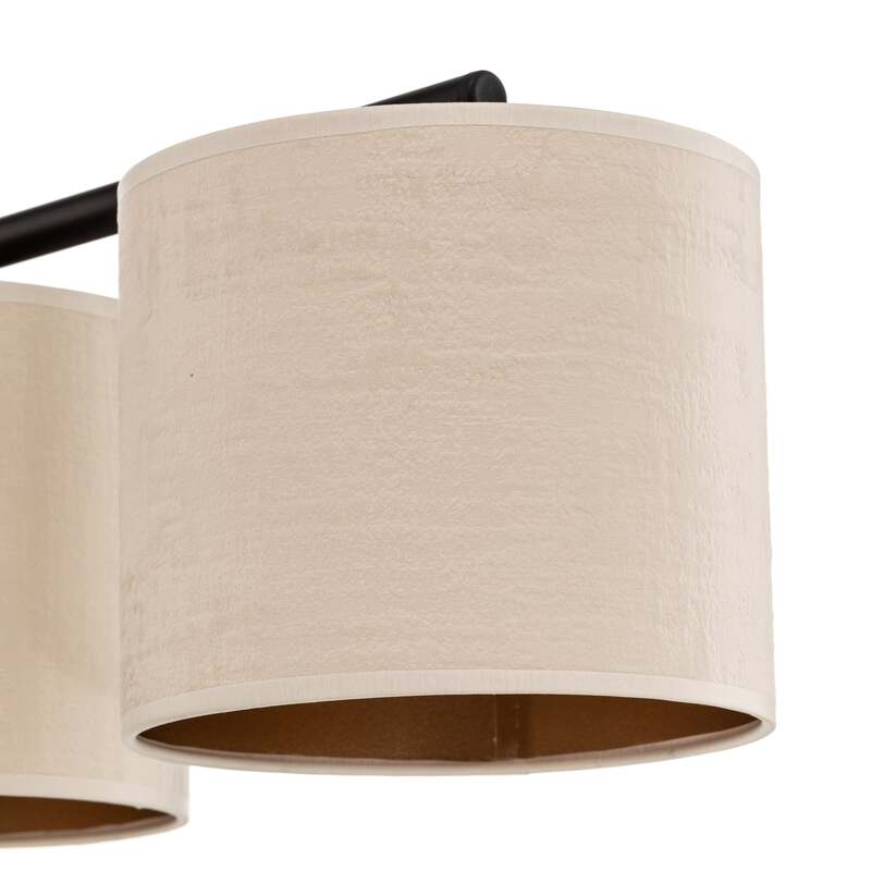 EMIBIG LIGHTING Hängelampe Jari 4fl lang weiß-gold dimmbar 100 cm E27 - 5901738920323