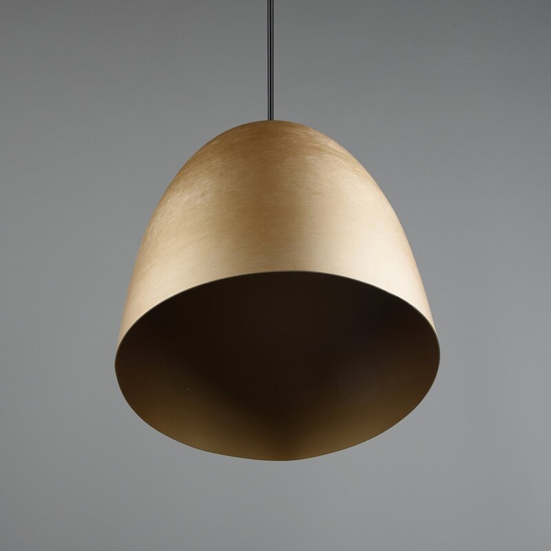 Reality Leuchten Hängeleuchte Tilda Hängelampe Lampe einflammig messing Ø 25 cm - 4017807522280