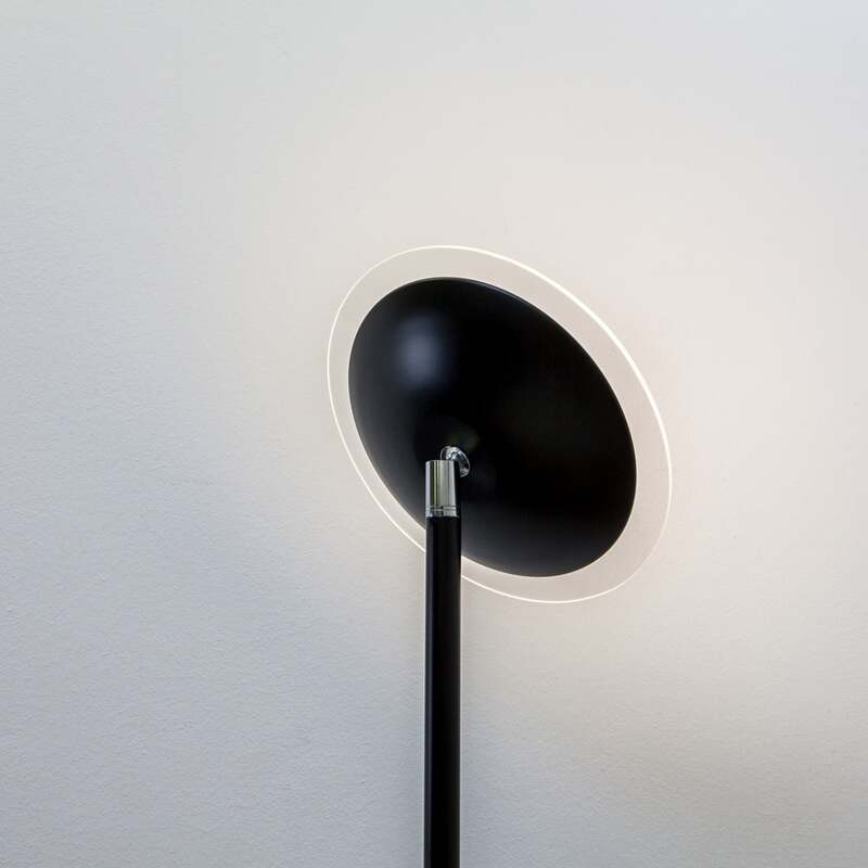 Lindby Stehlampe Stehleuchte Malea LED dimmbar Lampe Leuchte schwarz 180cm - 6291105709606