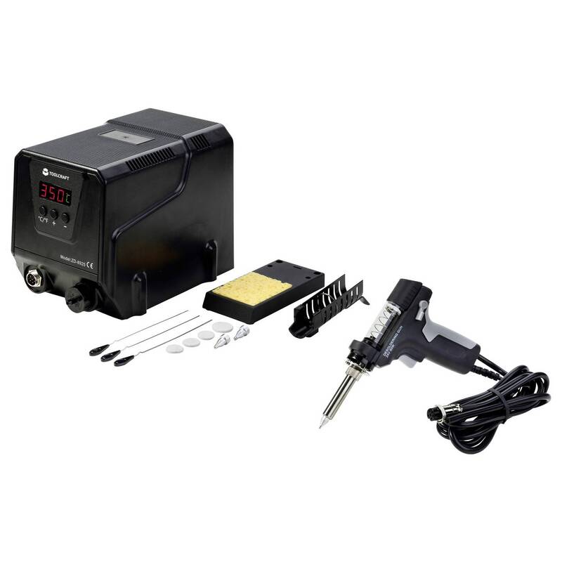 Toolcraft Entlötstation ZD-8925 digital 90W 160 - 480°C Entlötsaugpumpe Löten - 4053199518142