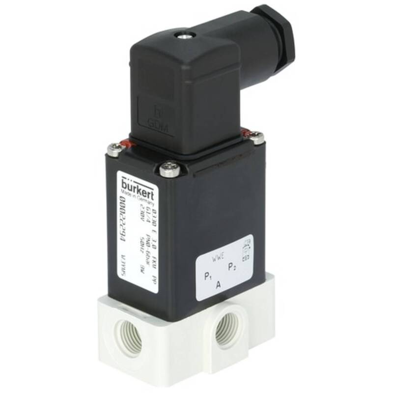 Bürkert Klappankerventil 86921 330 24V direktwirkend G 1/4 4mm IP65 1 Stück - 4053913034989