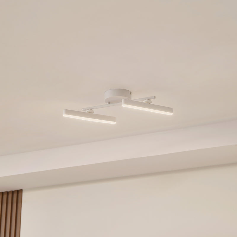 Lindby Strahler Lichtleiste LED Spot weiß dimmbar Eldrin 2-flammig 3000K De893 - 4251911791143