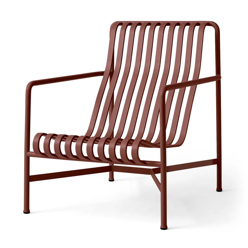 HAY Palissade Lounge Stuhl Outdoorstuhl Gartenstuhl Sitz rot SIEHE TEXT/FOTO - 5710441317777