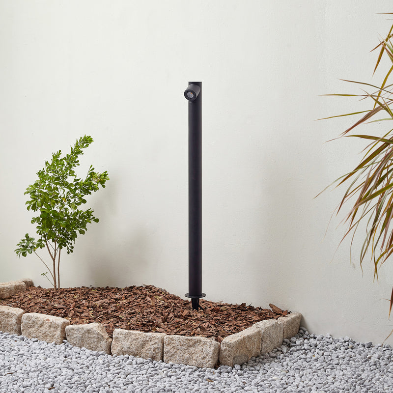 Lindby Wegeleuchte Gartenleuchte Luzian LED Pollerleuchte anthrazit 80cm IP65 - 4251911785128