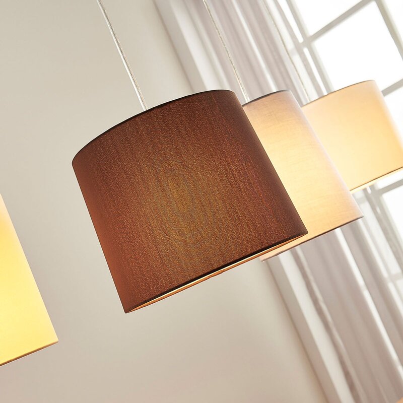 Lindby Textilhängeleuchte Hermina Wohnzimmerlampe Pendelleuchte Deckenleuchte - 4251096540529