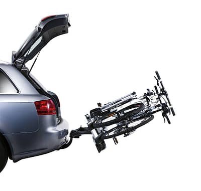 Thule Fahrradträger PKW 920 Euroway G2 Silber klappbar 2 Fahrräder 13-polig - 7313020067032
