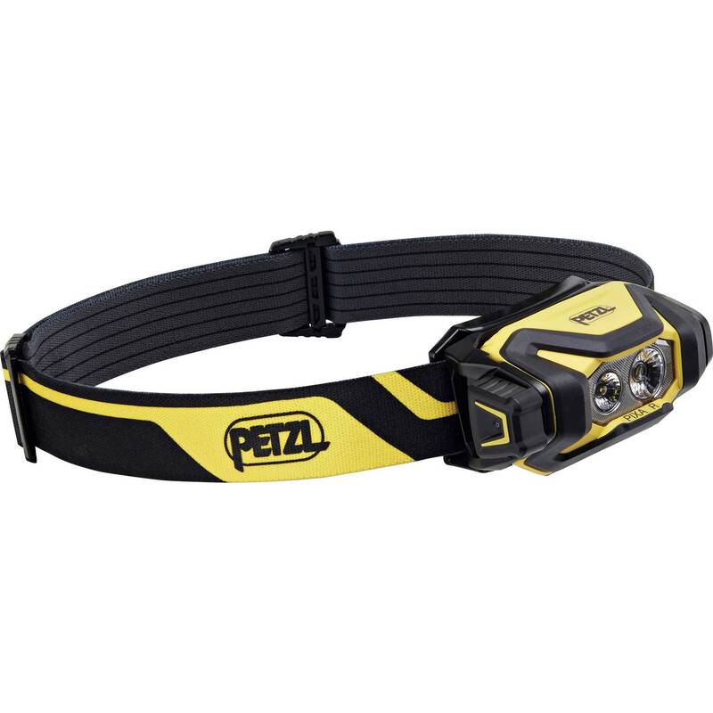Petzl Stirnlampe PIXA R LED 250lm wiederaufladbar wasserdicht schwarz-gelb 130g - 3342540846791