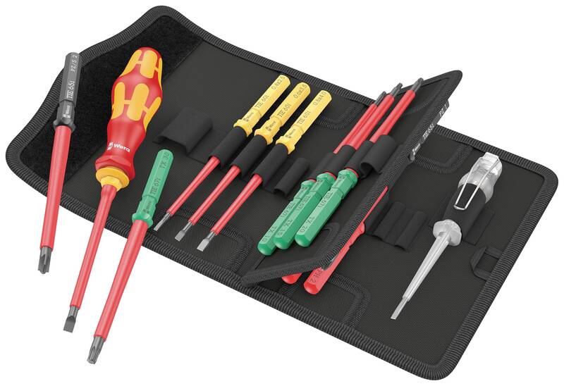 Wera Wechselklingen-Set Kraftform Kompakt VDE 16 Elektriker 16tlg. Werkzeugset - 4013288229922