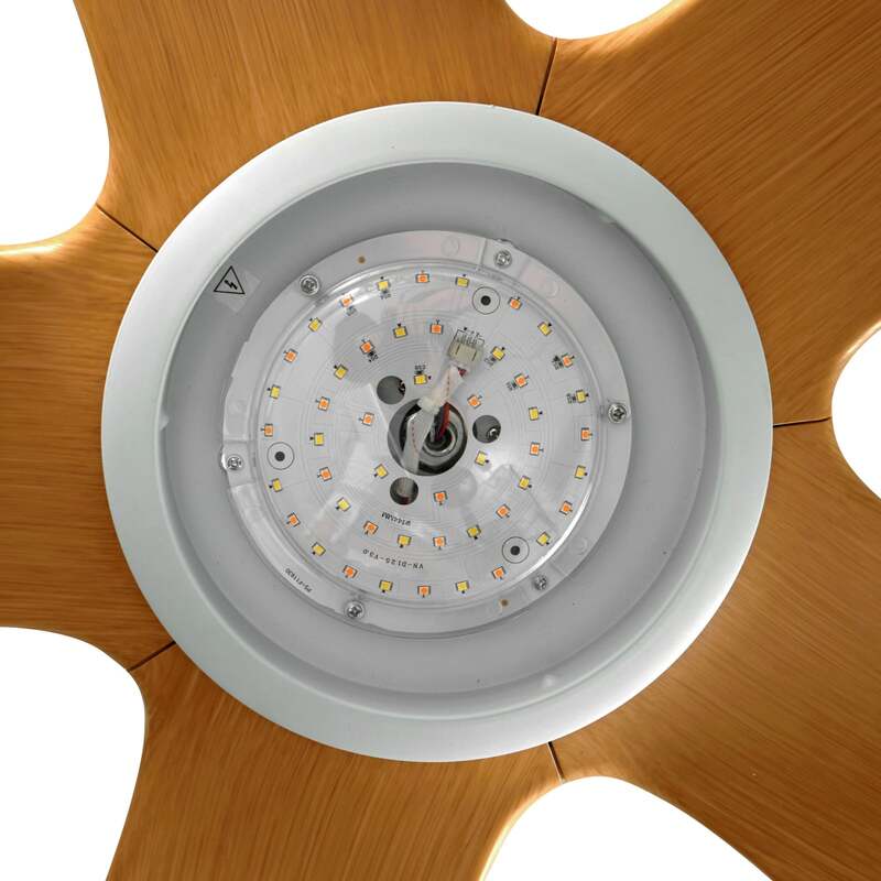 Lucande LED-Deckenventilator Omendo weiß DC leise dimmbar für Räume bis 15 m² - 4251911780031