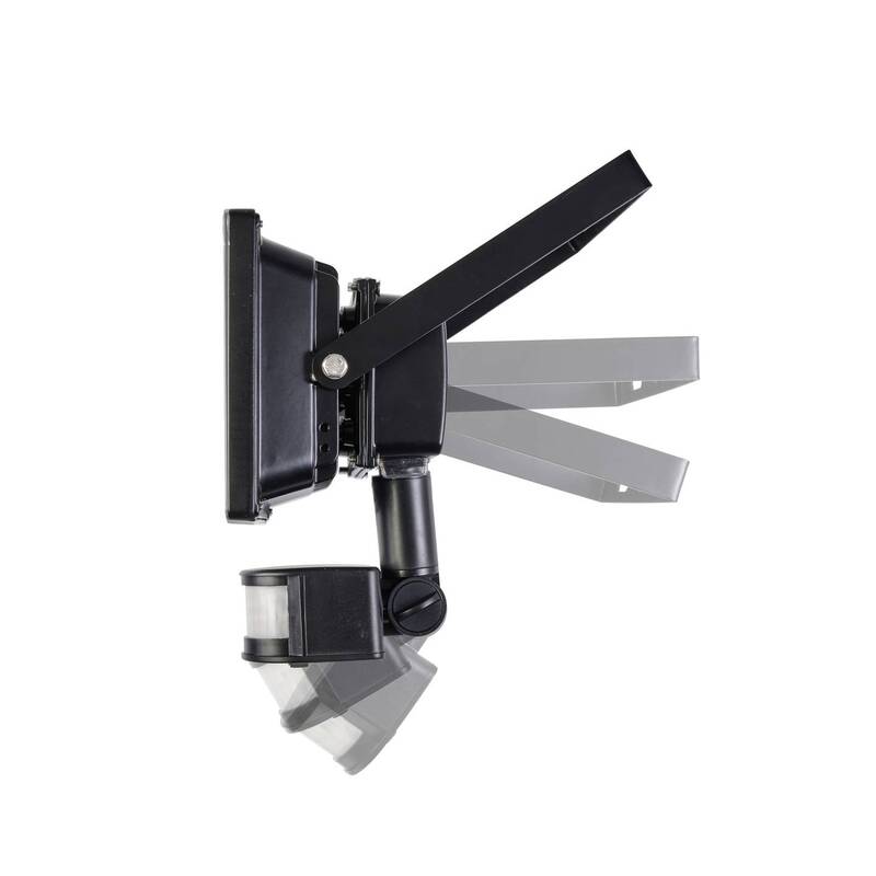 Sygonix SY-5461110 Solar-Spot mit Bewegungsmelder 30 W Neutralweiß Schwarz Solar - 4064161240350