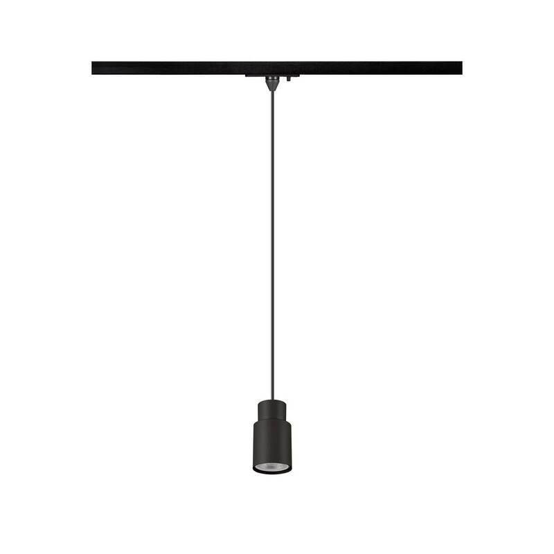 SLV PURI 2.0 Tube 1~ Pendelleuchte Hängeleuchte GU10 P Deckenleuchte Schwarz - 4024163294720
