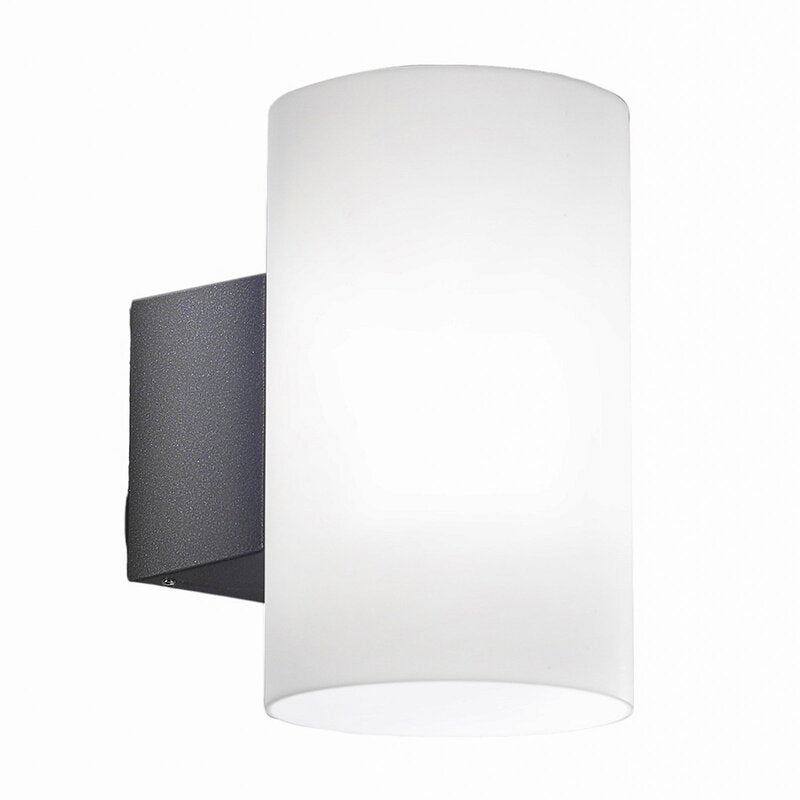 AILATI Außenwandleuchte Wandlampe LED Bianca dunkelgrau Kunststoff - 8056300194927