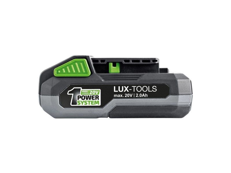 LUX-TOOLS 20 V Li-Ion Akku 2 Ah Akku-Technologie Lithium-Ionen 4-stufige - 4007871960514