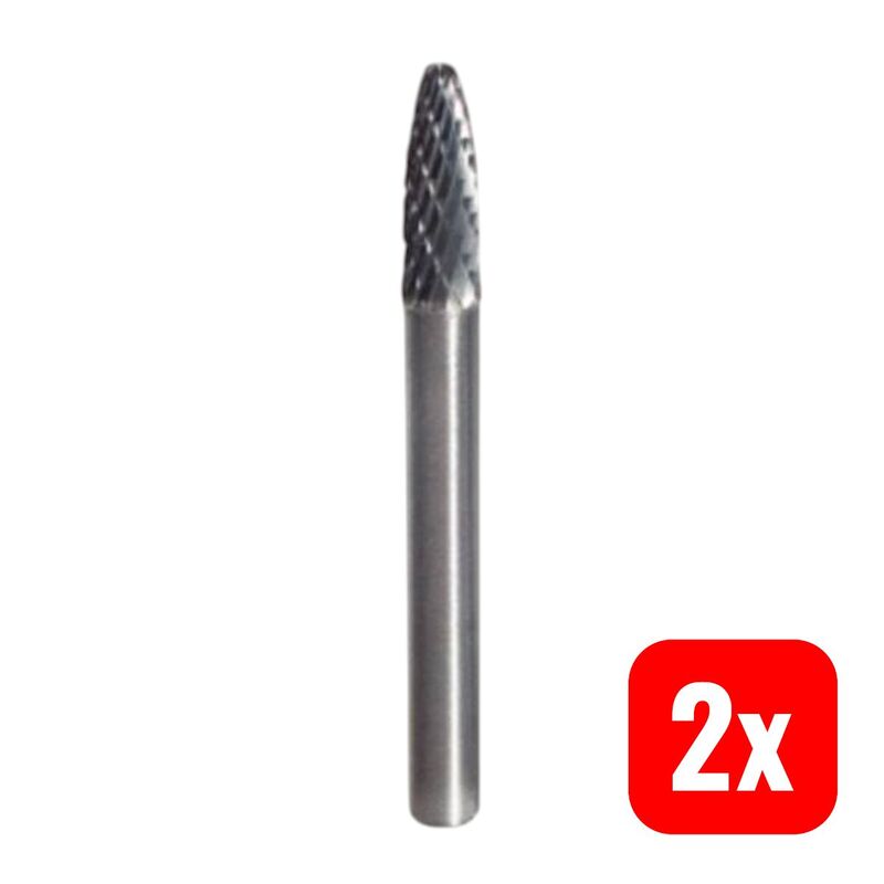 KS Tools Frässtift Hartmetall 61mm Ø6mm Entgraten Kanten brechen Verputzen - 4042146257029