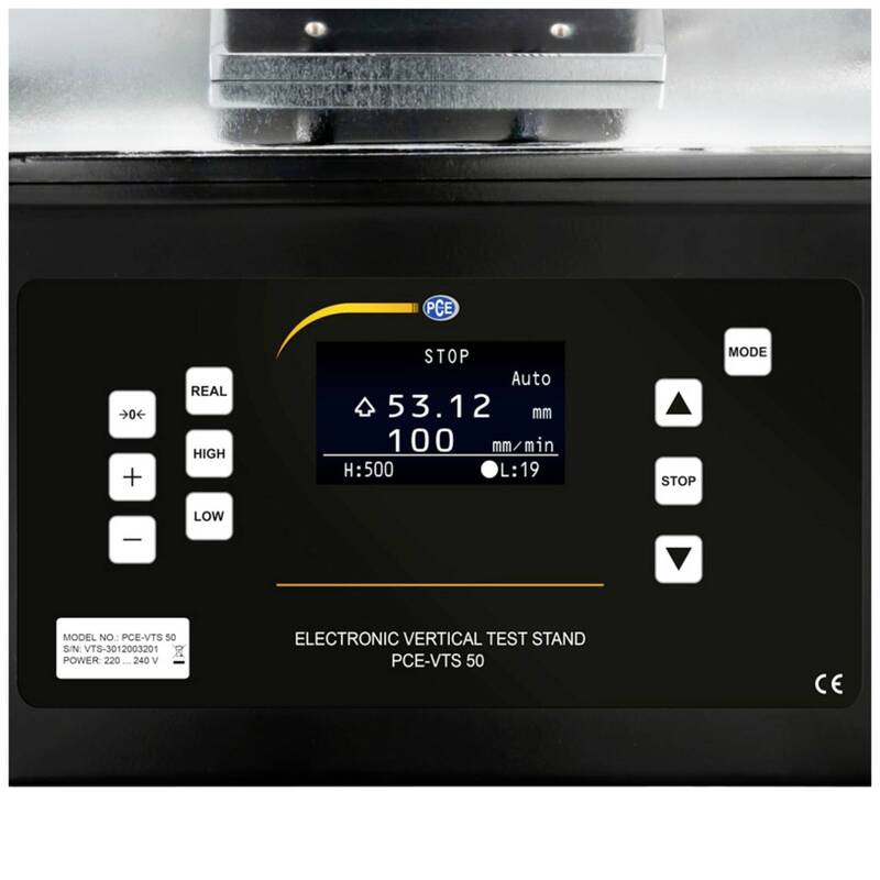 PCE Kraftmessstand Prüfstation Motorteststand Zugprüfung Druckprüfung Display - 4250348723192