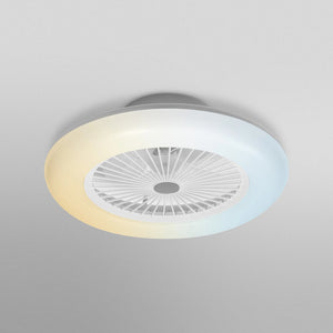 B-Ware OSRAM SMART+ WiFi LED Ceiling Fan ROUND White Quiet 55cm