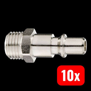 10x B-Ware Metabo Druckluft-Stecknippel ARO UNI Kupplungen Verbindung 1 Stück Zubehör 78mm