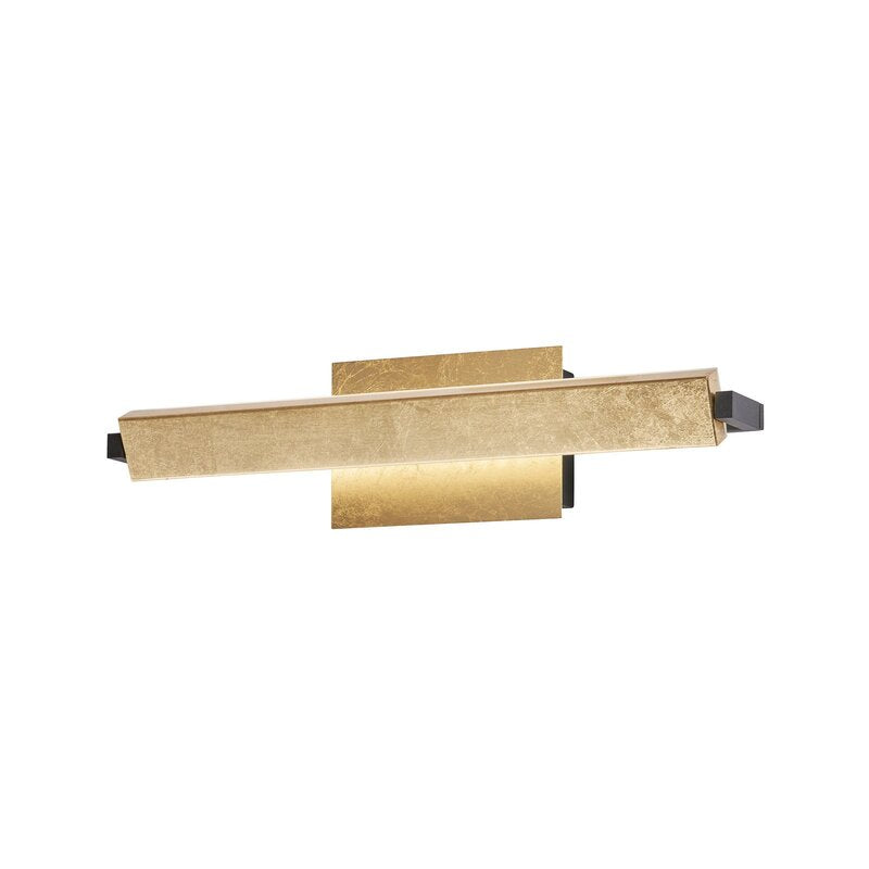 FISCHER HONSEL Wandleuchte Wandlampe LED goldfarben Metall CCT blattgold 40 cm - 4003694304887