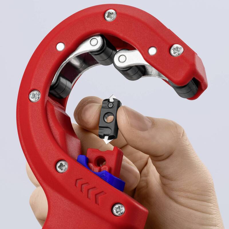 Knipex Rohrschneider 90 23 02 BK Kunststoffrohre 32-50mm Werkzeugstahl 202mm - 4003773092186