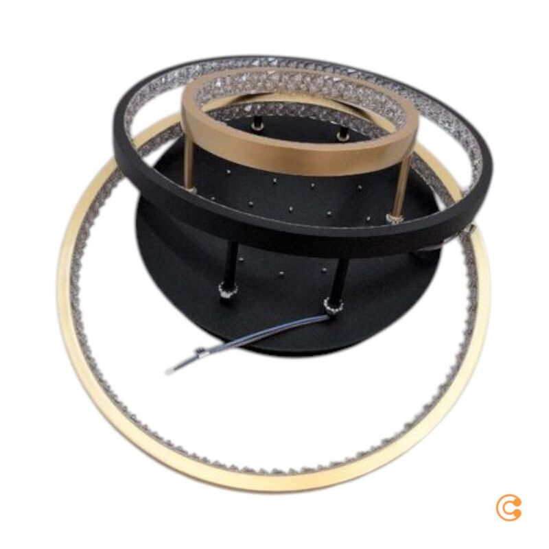 Paul Neuhaus Deckenlampe Rotazo LED dimmbar Lampe Leuchte warmweiß schwarz - 4012248384572