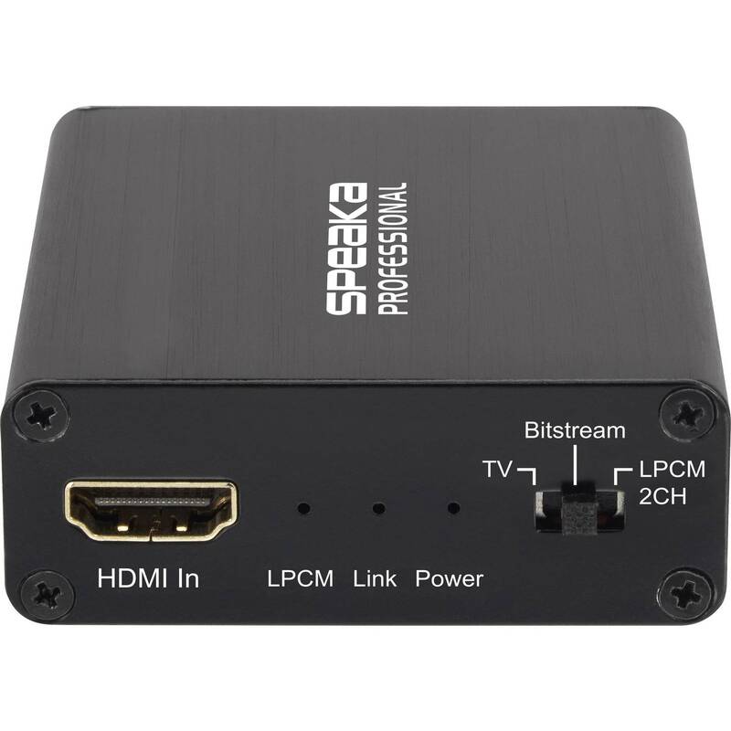 SpeaKa Professional Audio Extraktor SP-AE-H/TC-04v2  SIEHE TEXT/FOTO - 4053199540266